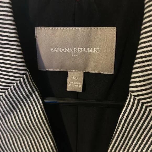 Banana Republic Blue striped blazer - Picture 3 of 6